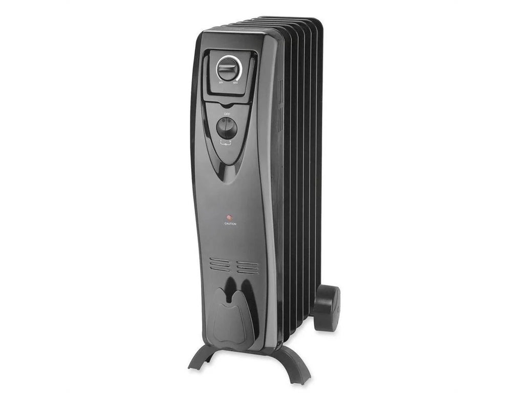 1500 Watt 3-Setting White Oil Filled Electric Heater D82749