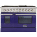 48 in. Natural Gas Range with Blue Door S377