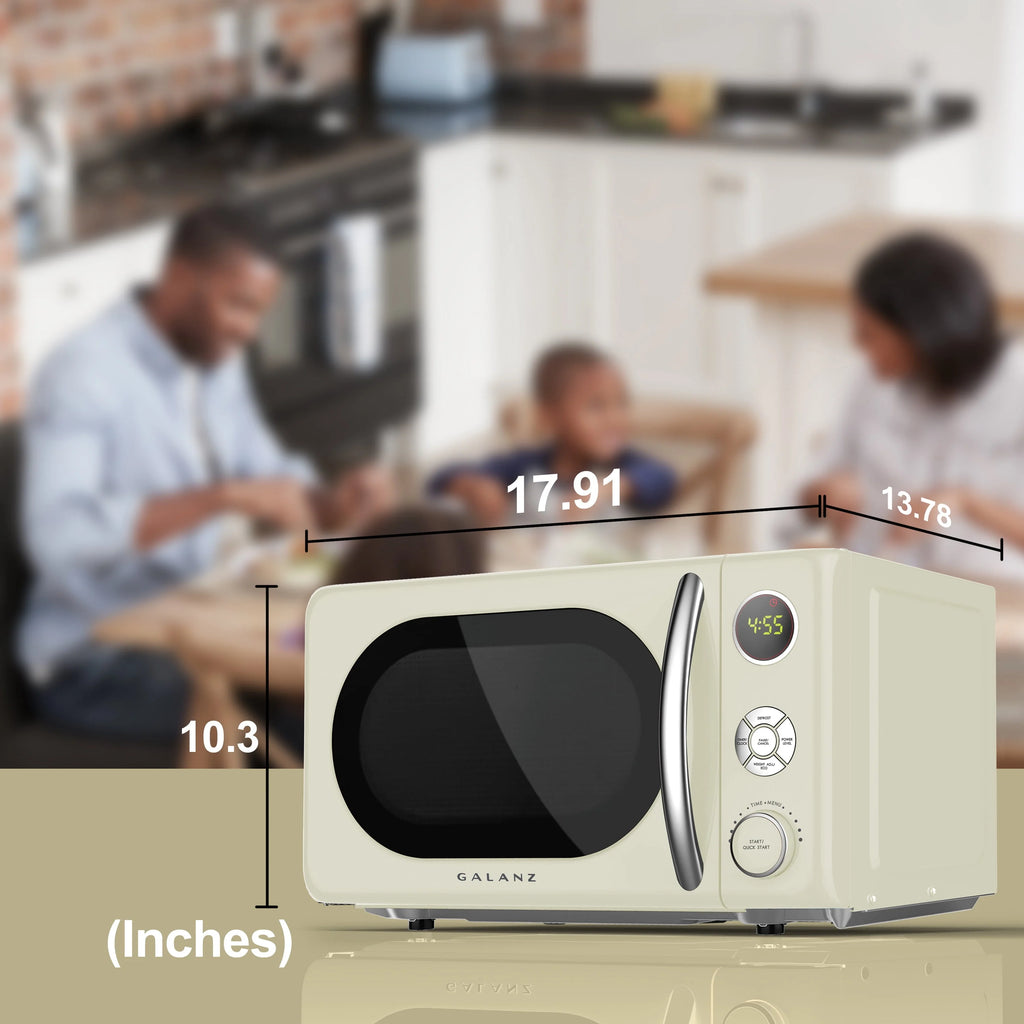 0.7 Cu. ft. 700 Watts Cream Countertop Microwave Oven Y336342