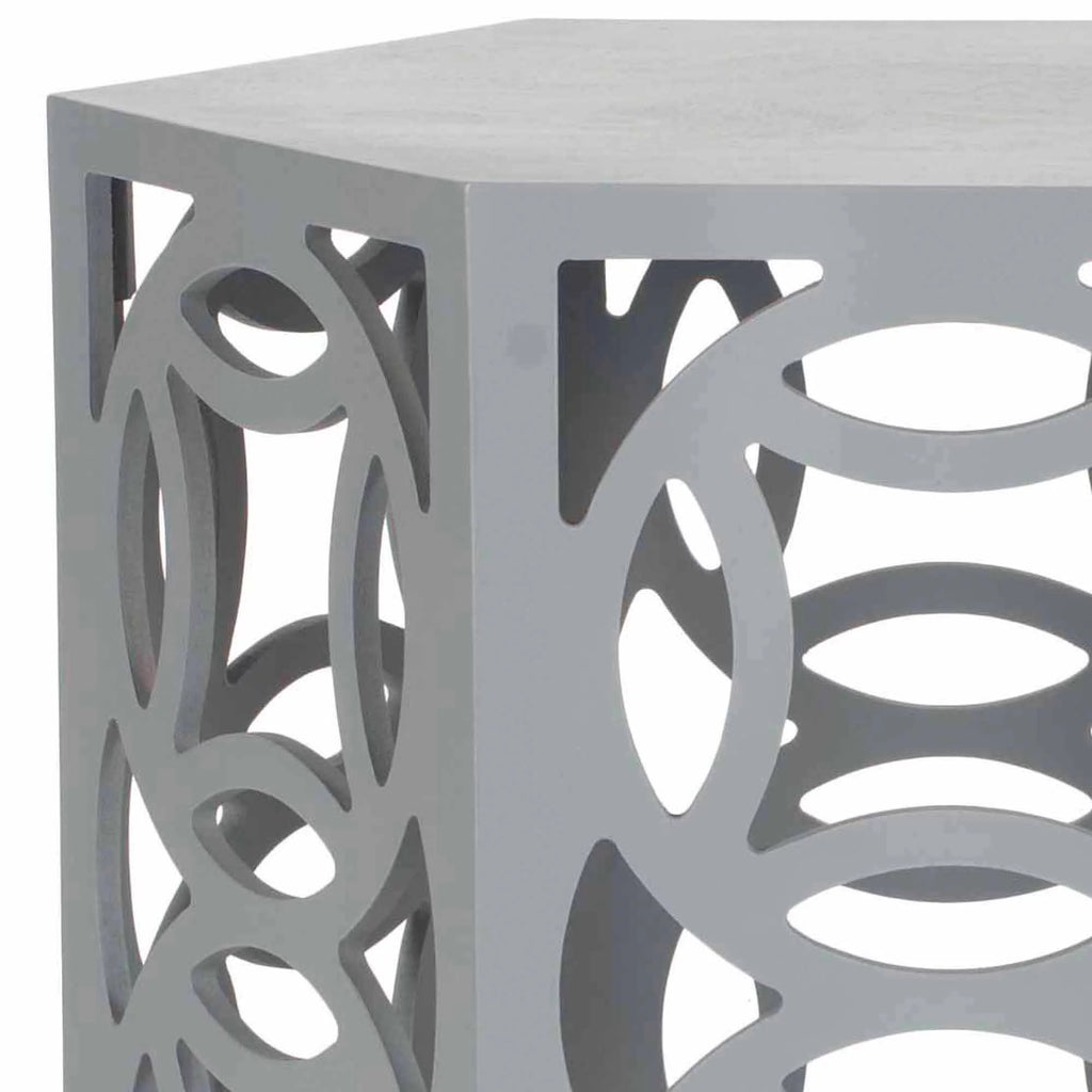 Geometric Hexagon Side Table R351