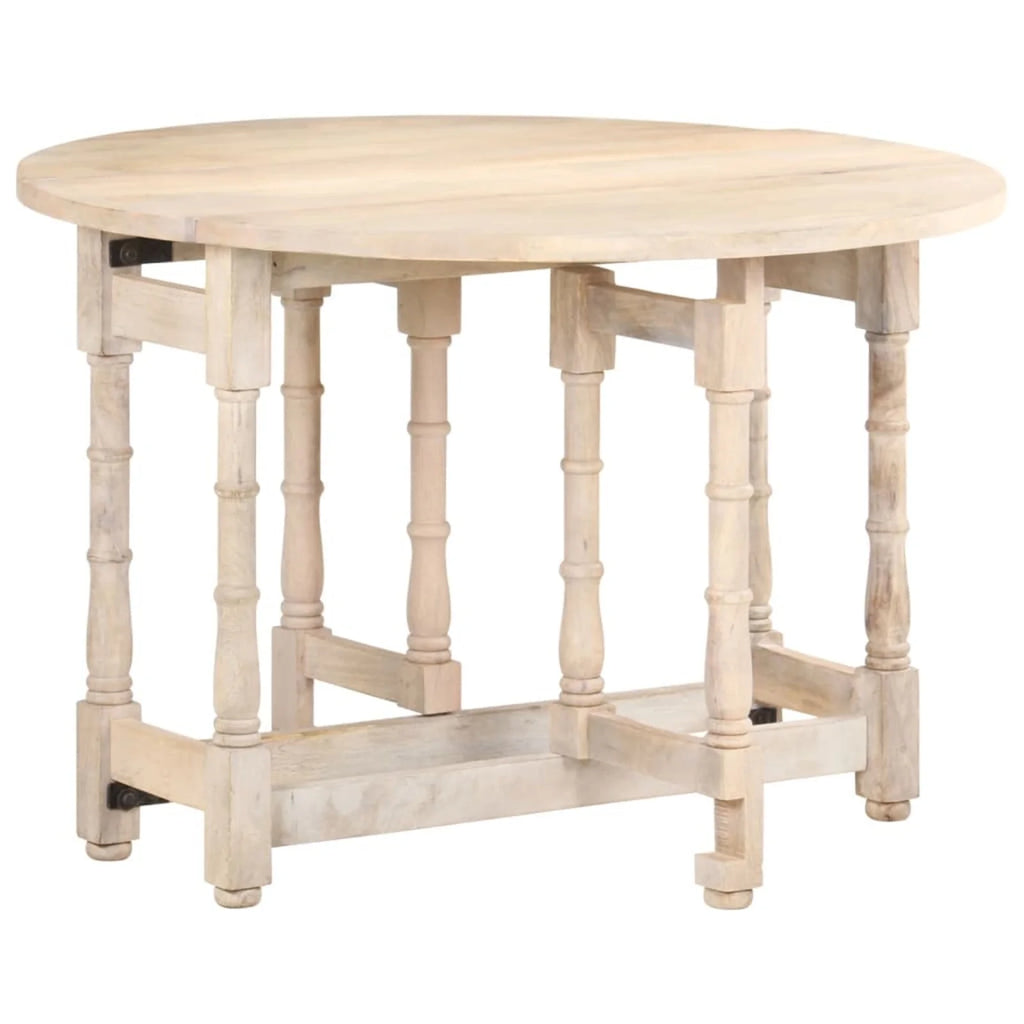 Round Solid Mango Wood Dining Table C129724