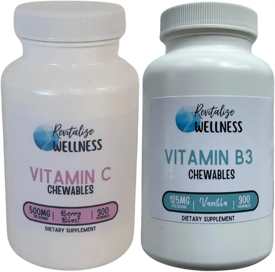 Vitamin C 500 mg and Vitamin B3 Chewables S67096