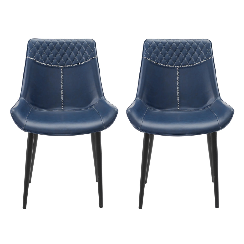 Blue Dining Chairs, Set of 2 R2654
