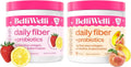 Fiber Supplement with Collagen, Probiotics & Electrolytes - Peach Mango & Strawberry Lemonade F764
