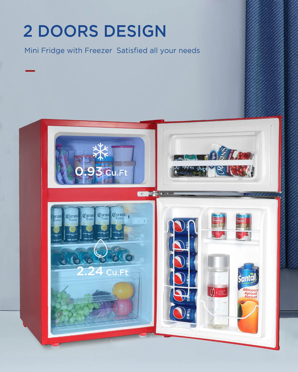 3.2 Cu ft Compact Mini Refrigerator J88261