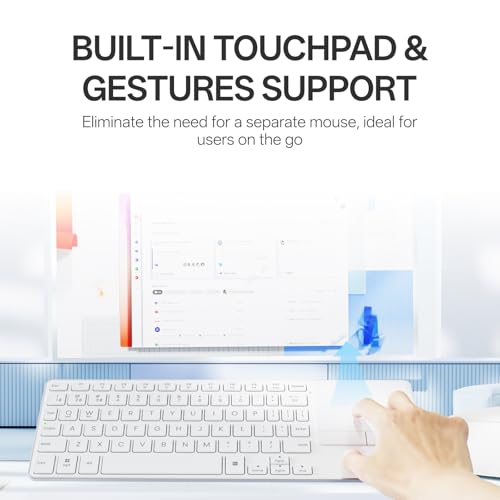 Portable Wireless Keyboard with Touchpad N431107