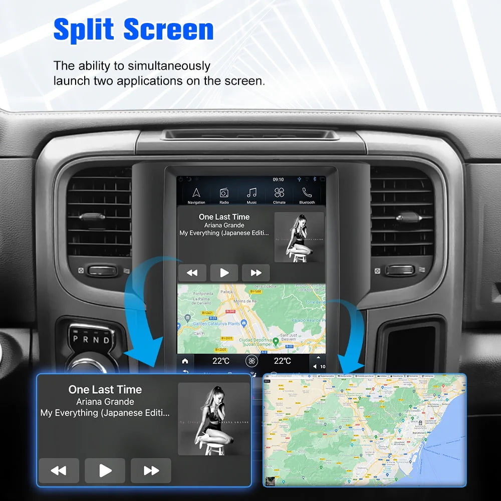 10.4 Inch Touchscreen Car Radio Stereo A6607