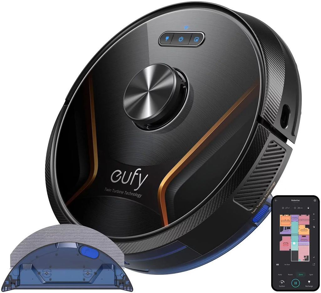 Black Robot Vacuum Mop Cleaner X1669