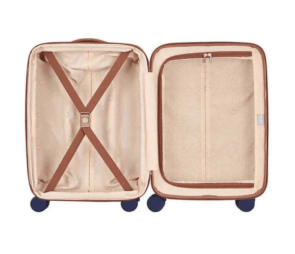 Navy Blue 19-Inch Hardside Carry-on Spinner Suitcase E2321