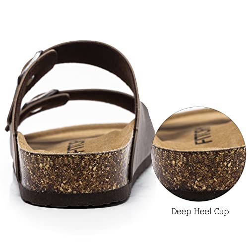 Mens Leather Insole Open Toe Sandals W6381