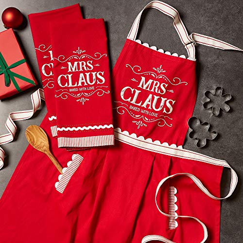 Cotton Apron and Dishtowel Set, 3 Count D91810