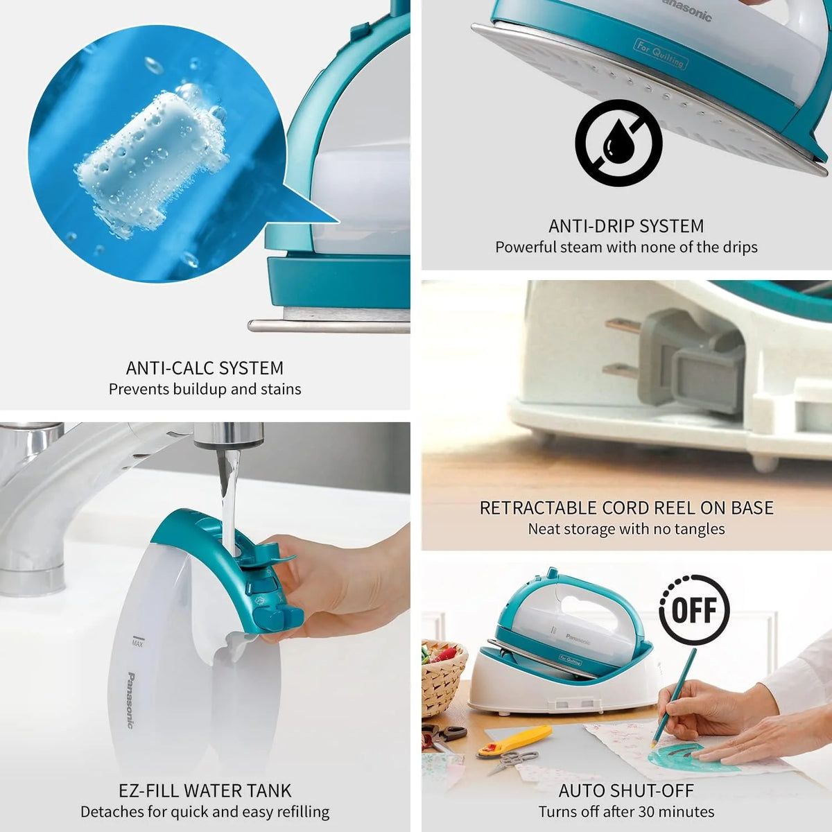 Cordless Iron with Vertical Steam 1500W J677717