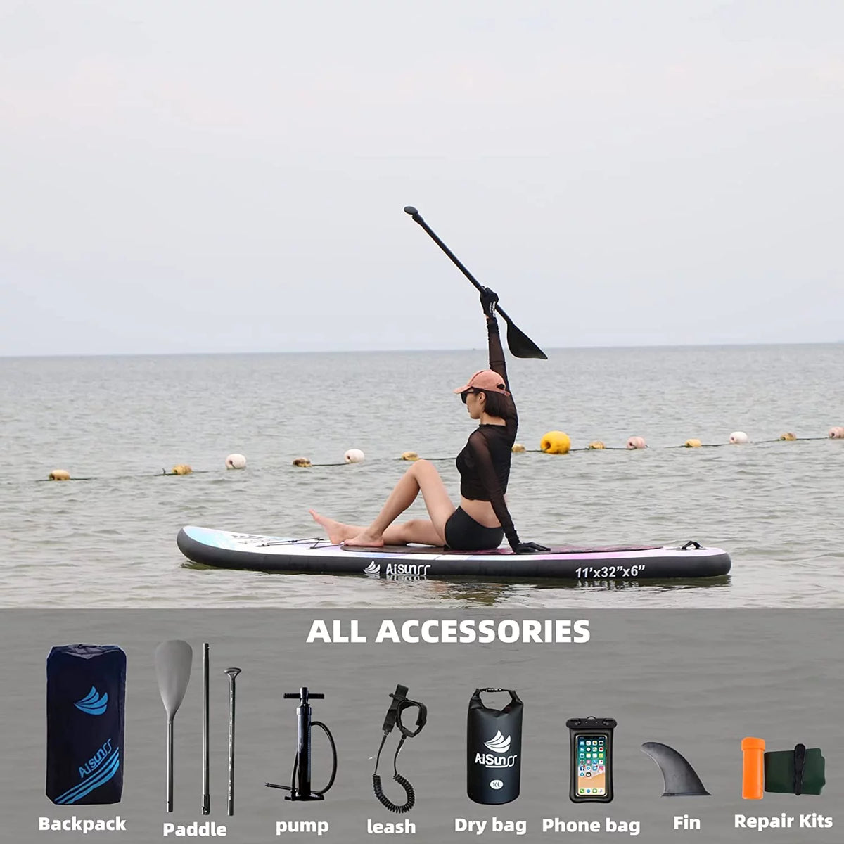 Inflatable Stand up Paddle Board 10.6ft Y25832