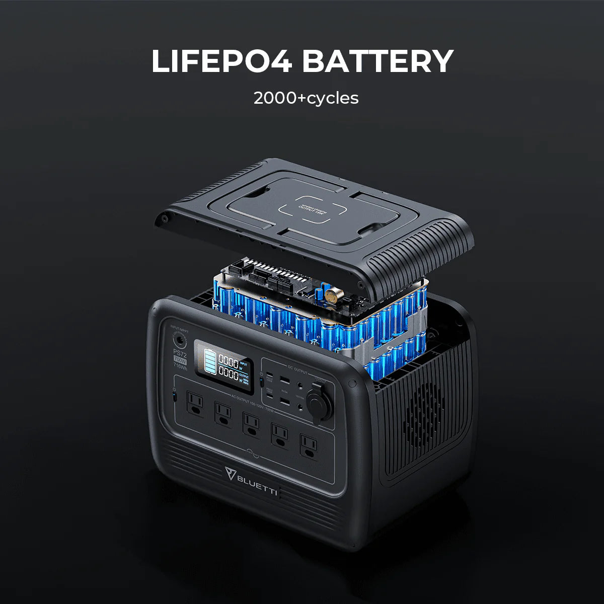 700W 716Wh LiFePO4 Portable Power Station Z2595