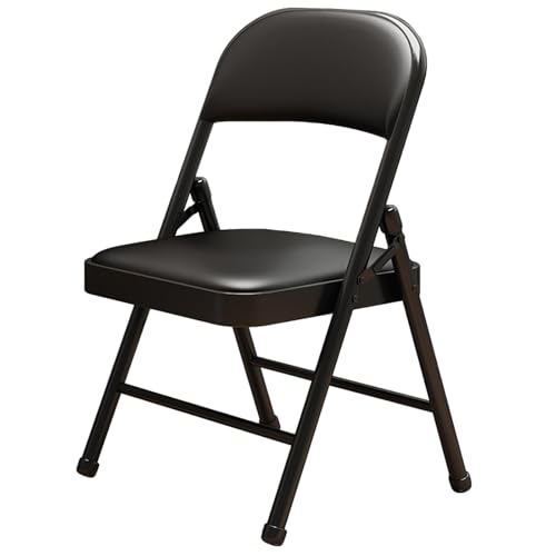 Black Padded Folding Chair Y7686