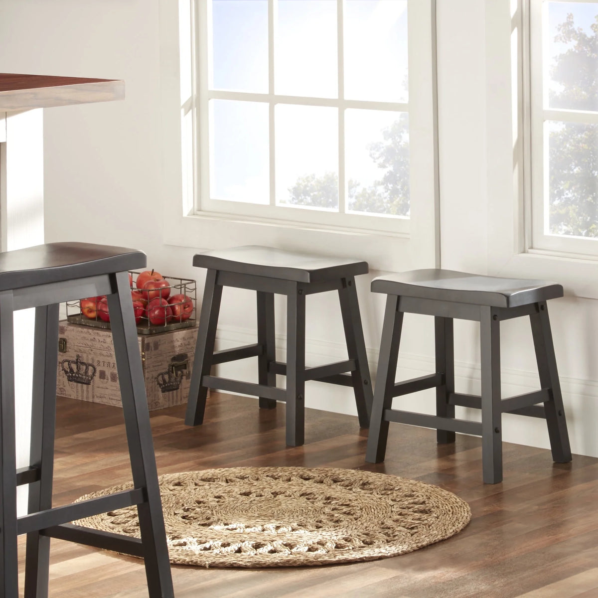 Set of 2 Backless Stools M58180