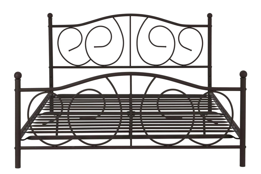 Queen Bronze Metal Platform Bed I3433
