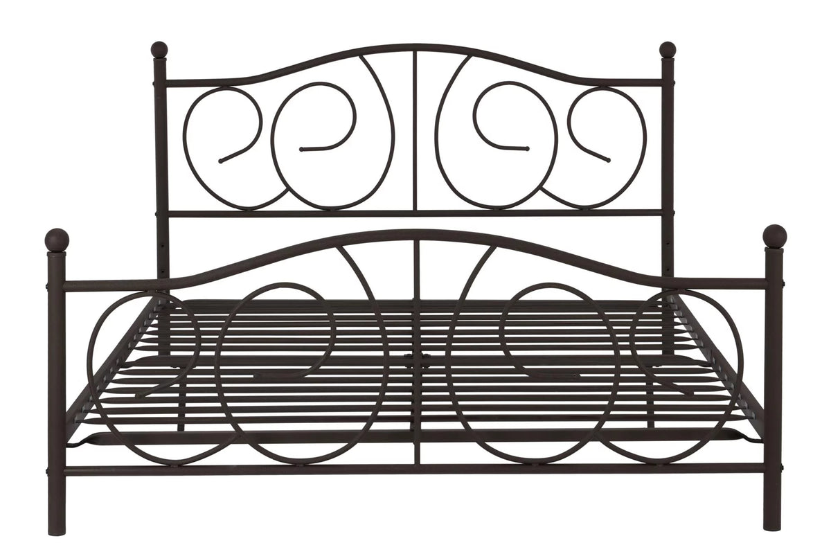 Queen Bronze Metal Platform Bed I3433