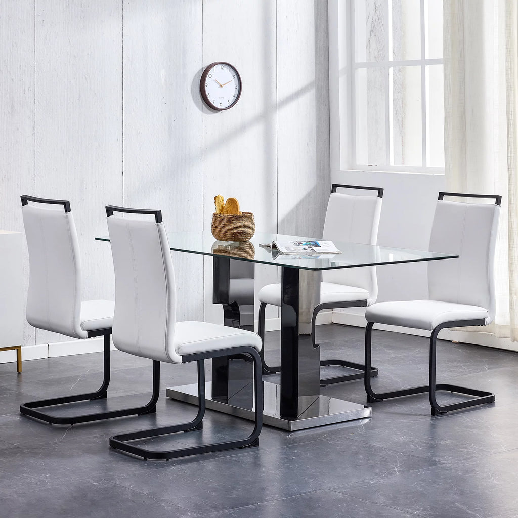 Rectangular Glass Dining Table for 6-8 G609