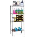 3 Tier Adjustable Metal Storage Shelf 450 lbs Capacity NSF Certified Black F4843