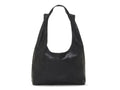 Black Leather Shoulder Bag V9359