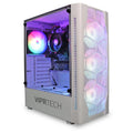 Whiteout Gaming PC Desktop Computer AMD Ryzen 5 5600G 16GB DDR4 128GB SSD 1TB HDD P31922