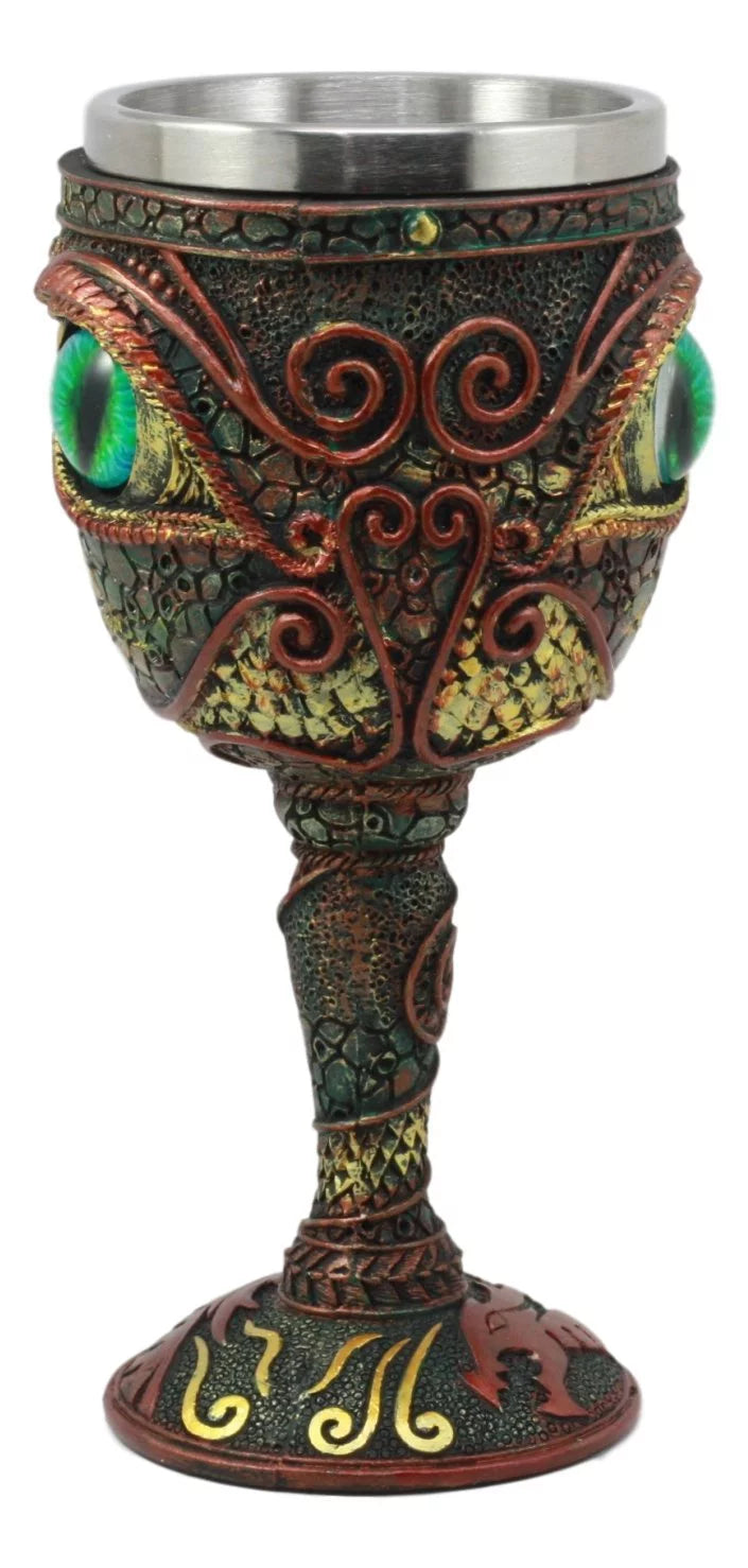 Resin Wine Goblet Chalice with Stainless Steel Liner 7oz Capacity S1854