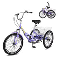 20/24/26 inch Wheels 7 Speed Adult Tricycle E861