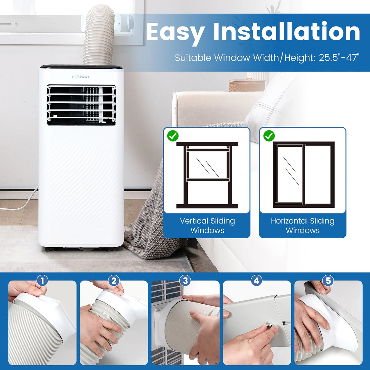 10000 BTU 4-in-1 Portable Air Conditioner P20071