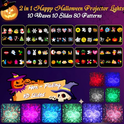 Halloween Projector Lights with Remote Control Q288794