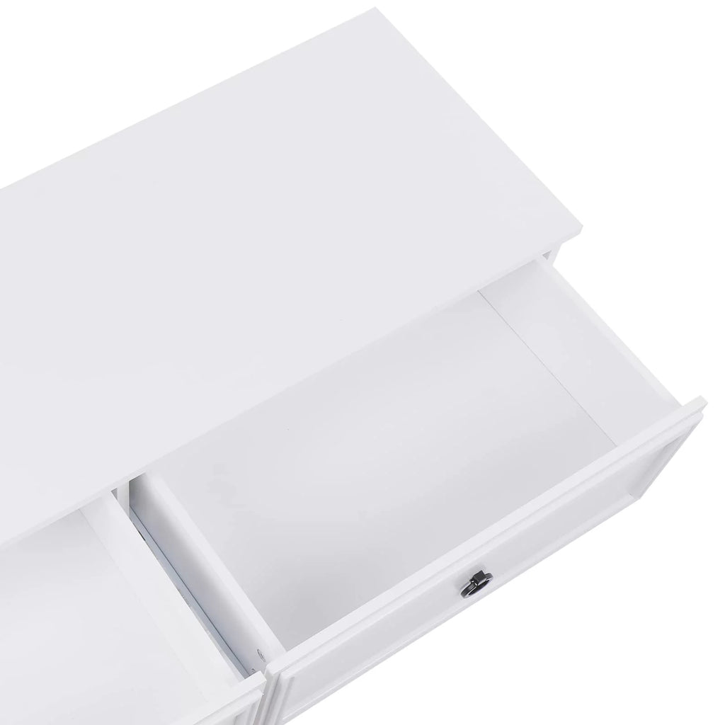 White 6 Drawer Wood Dresser K443