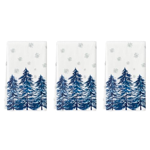 Green Christmas Kitchen Towels 18x26 Inch Set of 2 U570387