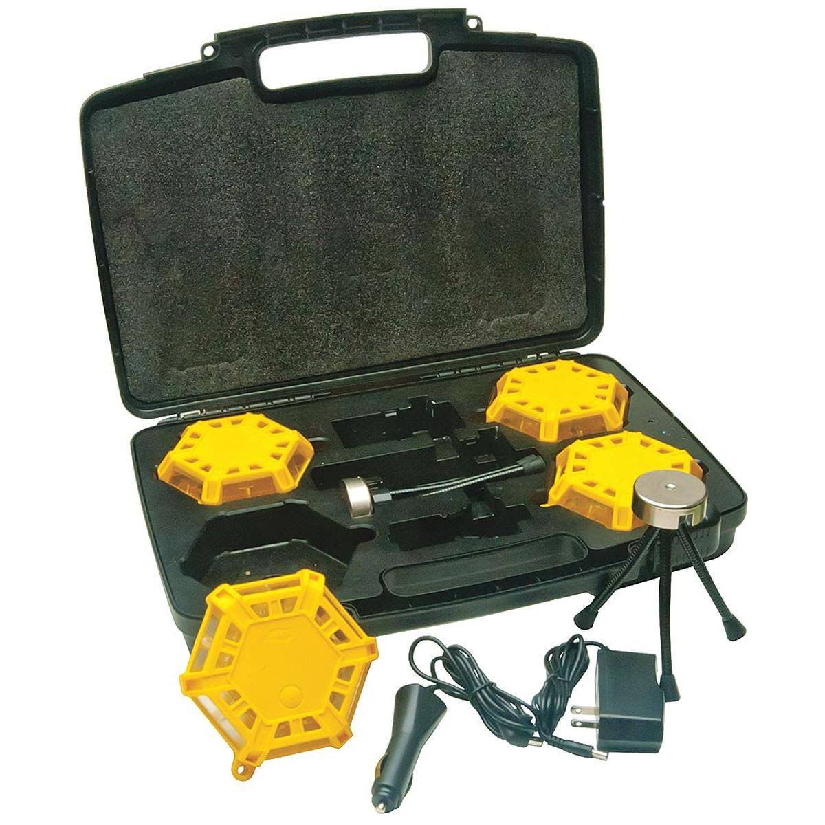 4-Pack Yellow LED Road Flare Kit A798425