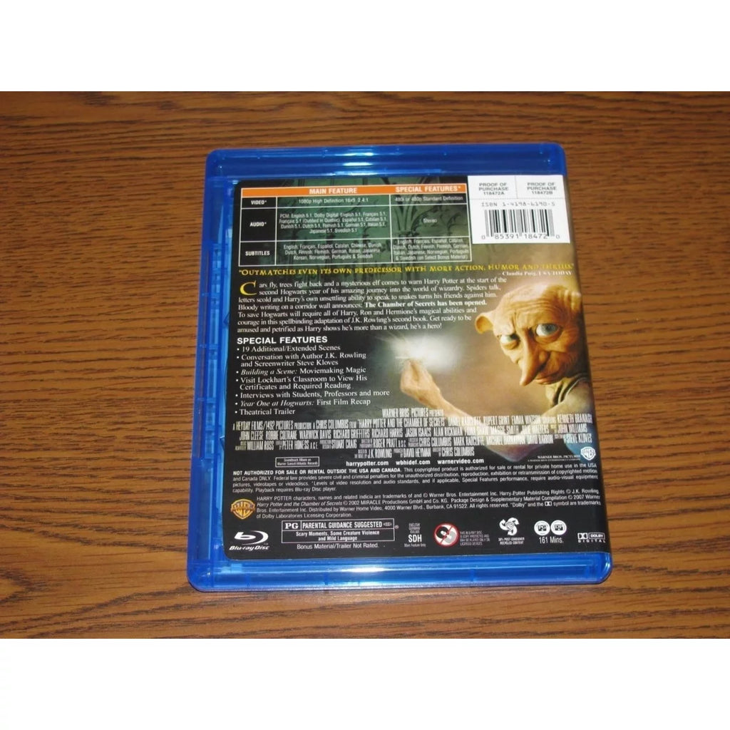 Harry Potter And The Chamber Of Secrets Blu-ray E761711