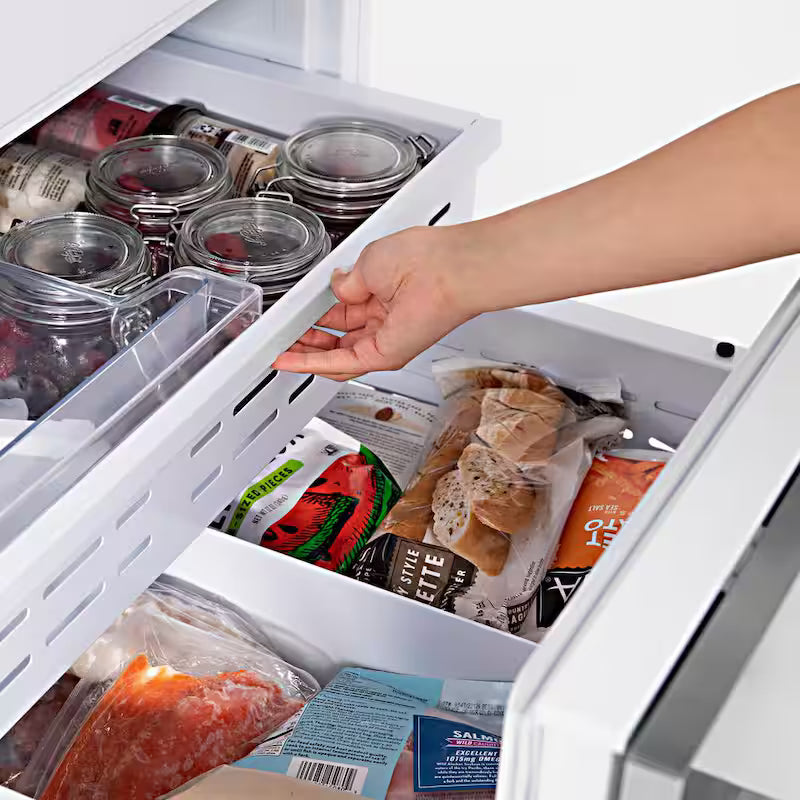 36 in. 3-Door French Door Refrigerator with Ice and Water Dispenser F96195