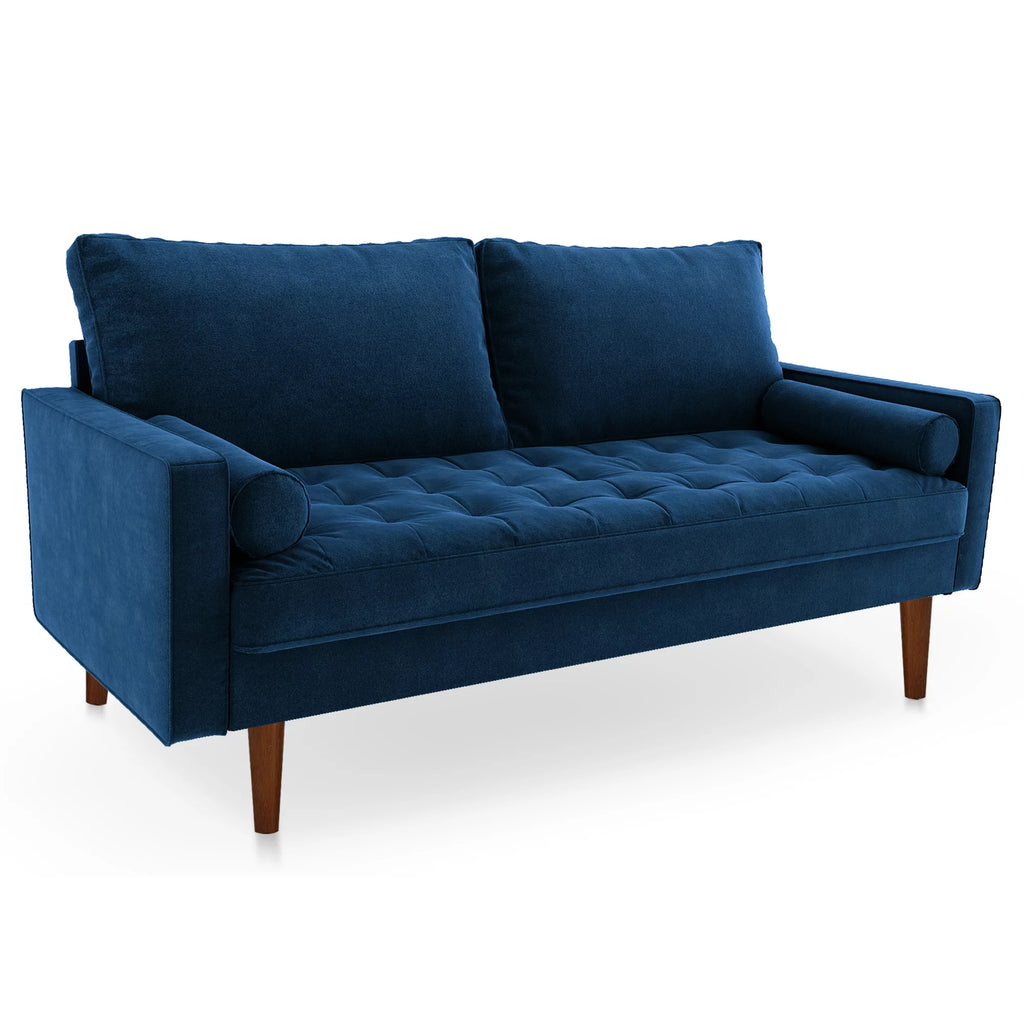 Blue Sleeper Sofa Sectional Couch E9581