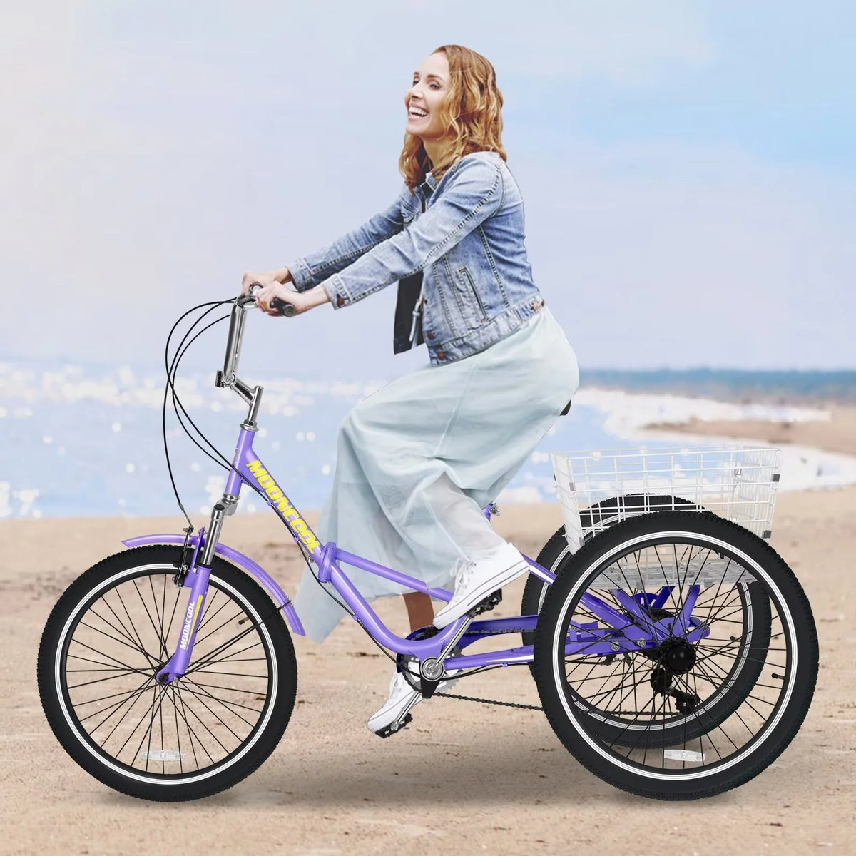 20/24/26 inch Wheels 7 Speed Adult Tricycle E861