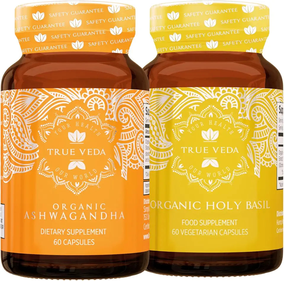 USDA Organic Ashwagandha Holy Basil Vitamin B6 J707488