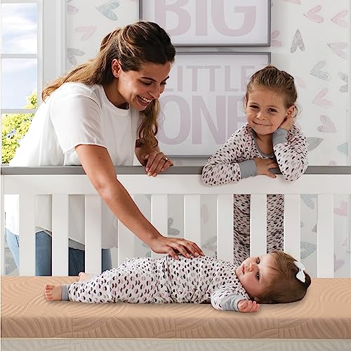 Apricot White Breathable Baby Crib & Toddler Mattress X98078