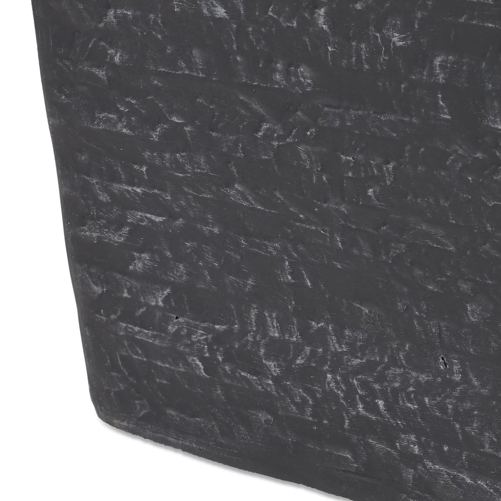 Square Gray Concrete Planter D17399