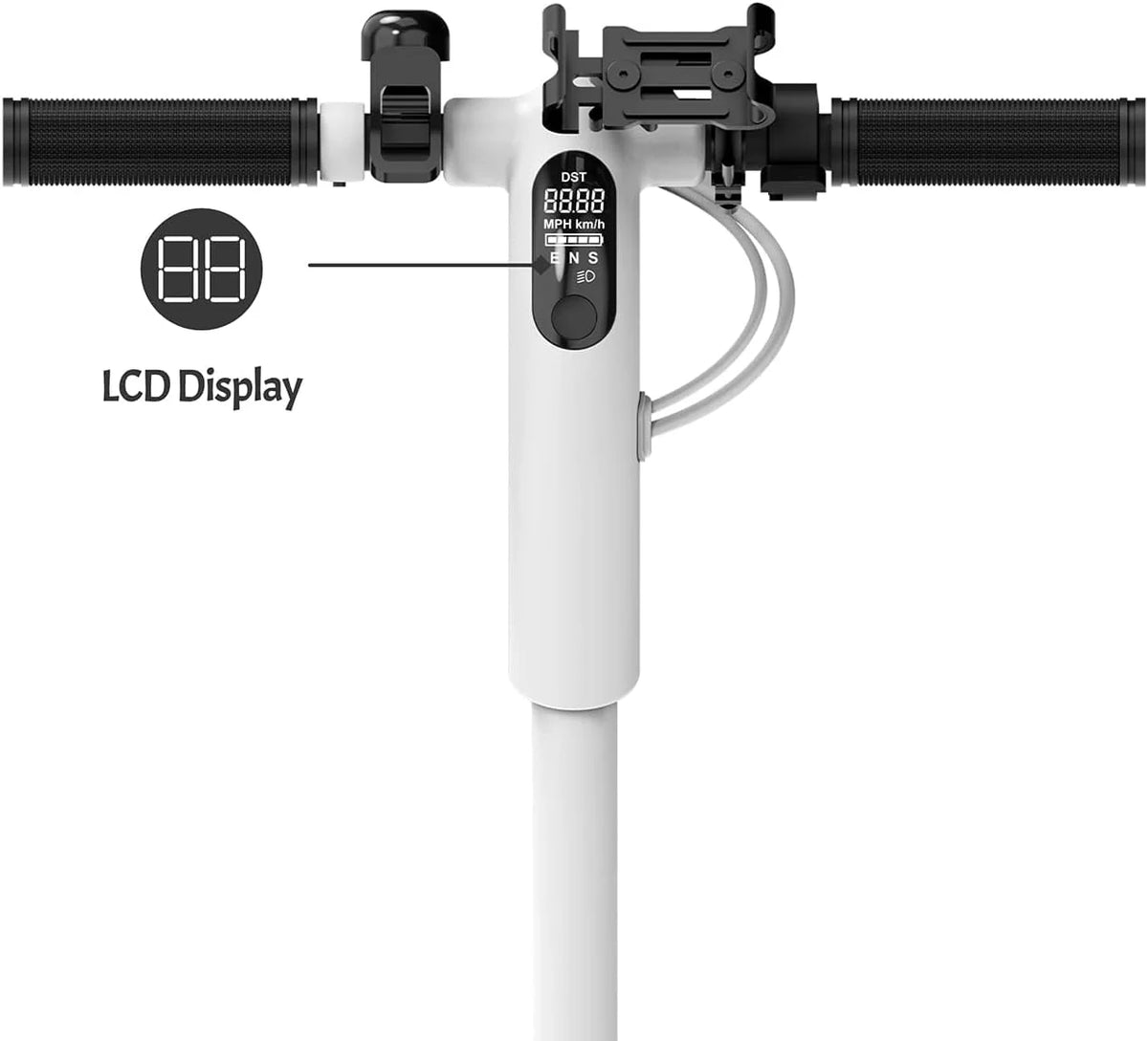 White Folding Electric Scooter B873572
