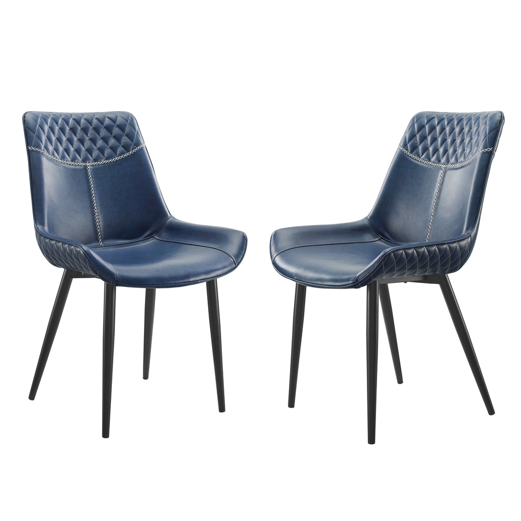 Blue Dining Chairs, Set of 2 R2654