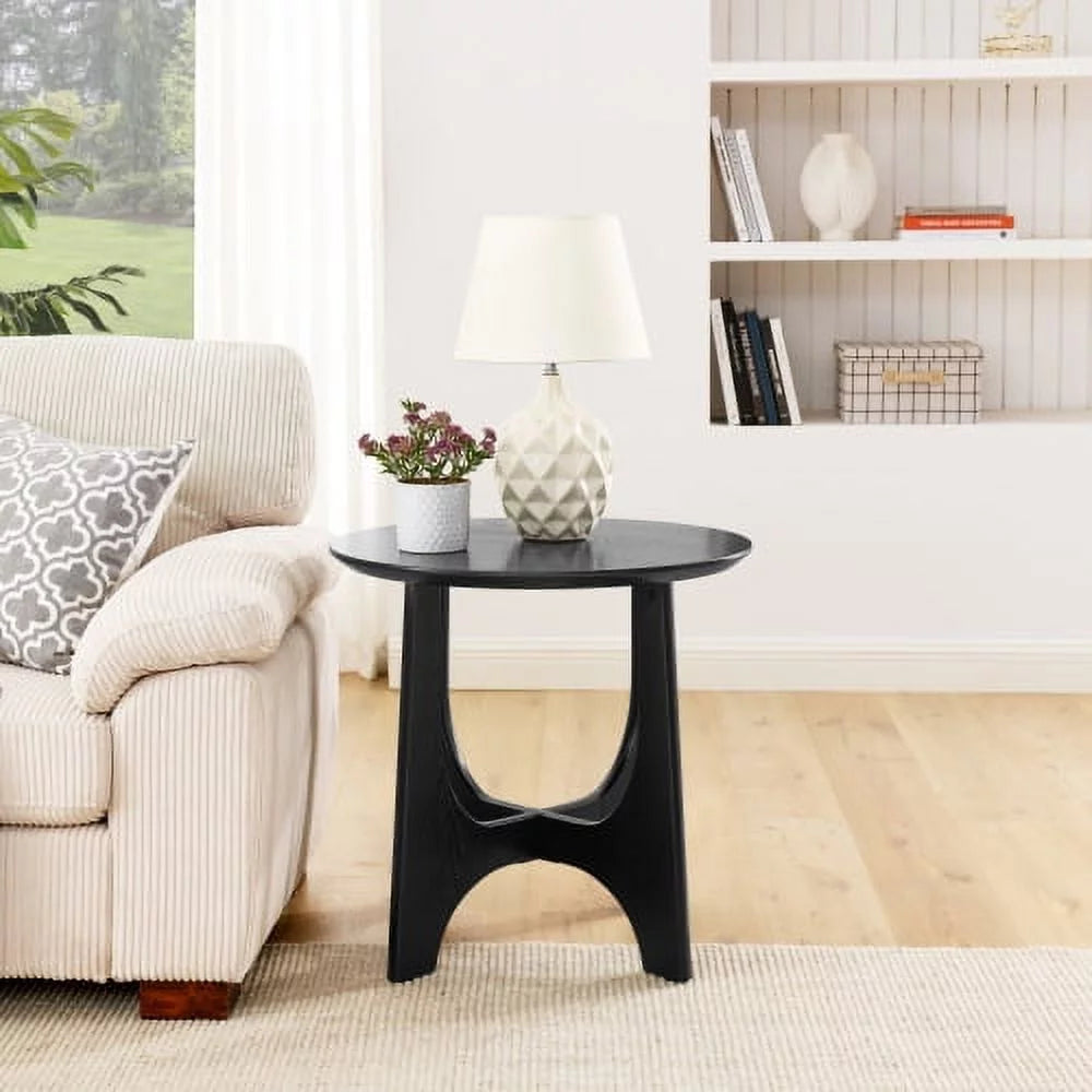 25" Round Wooden End Table X6620