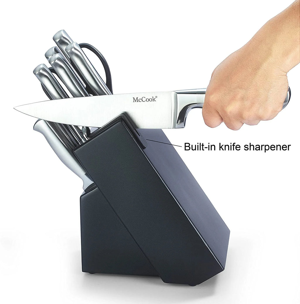 15 Pieces Kitchen Knife Set with Block D4561
