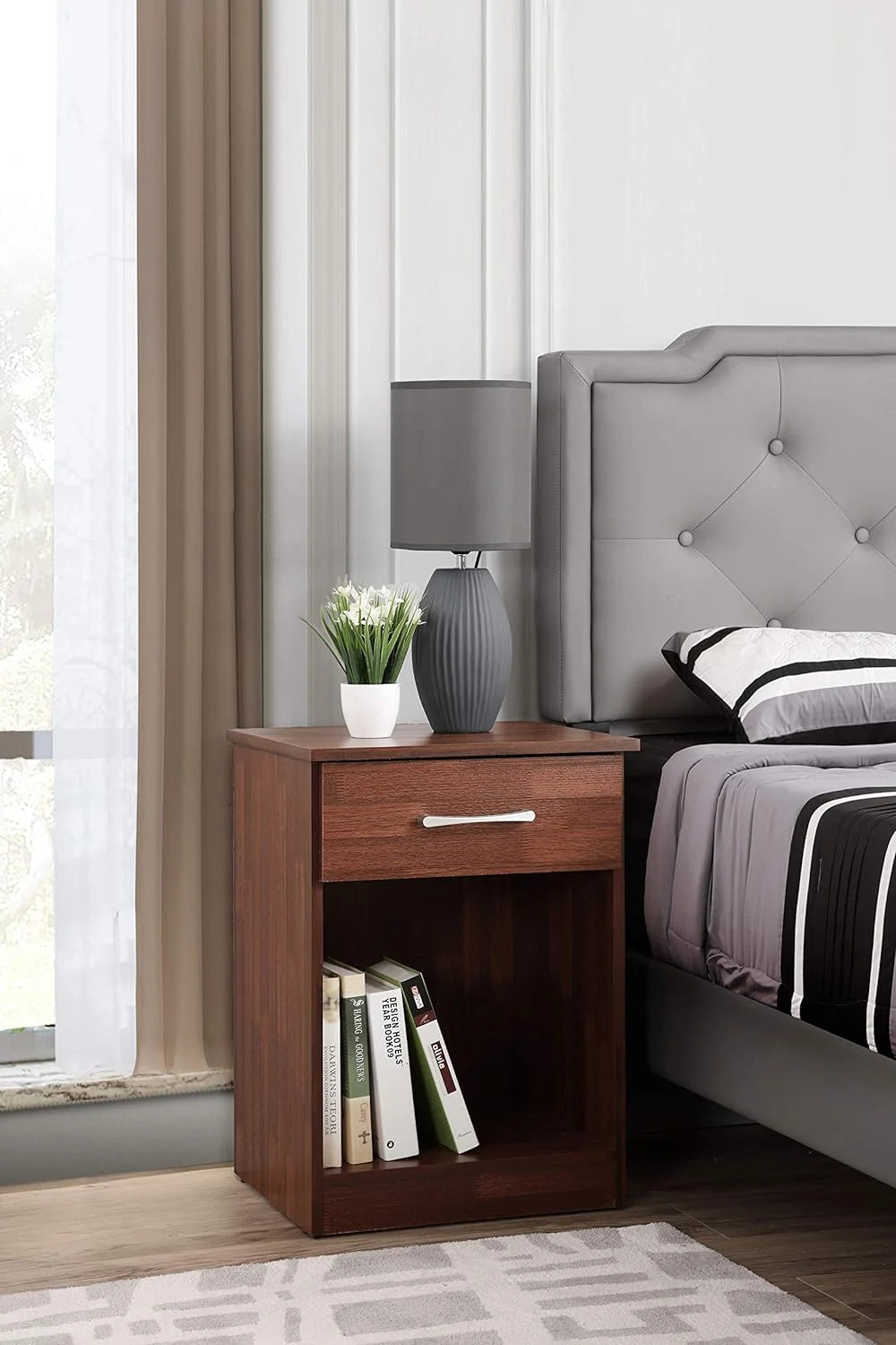 1 Drawer Cherry Nightstand W5475