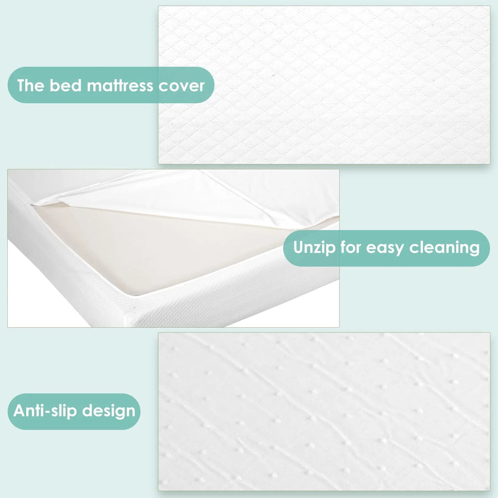 Gel Memory Foam Medium Firm Mattress, 10 in Full M3795