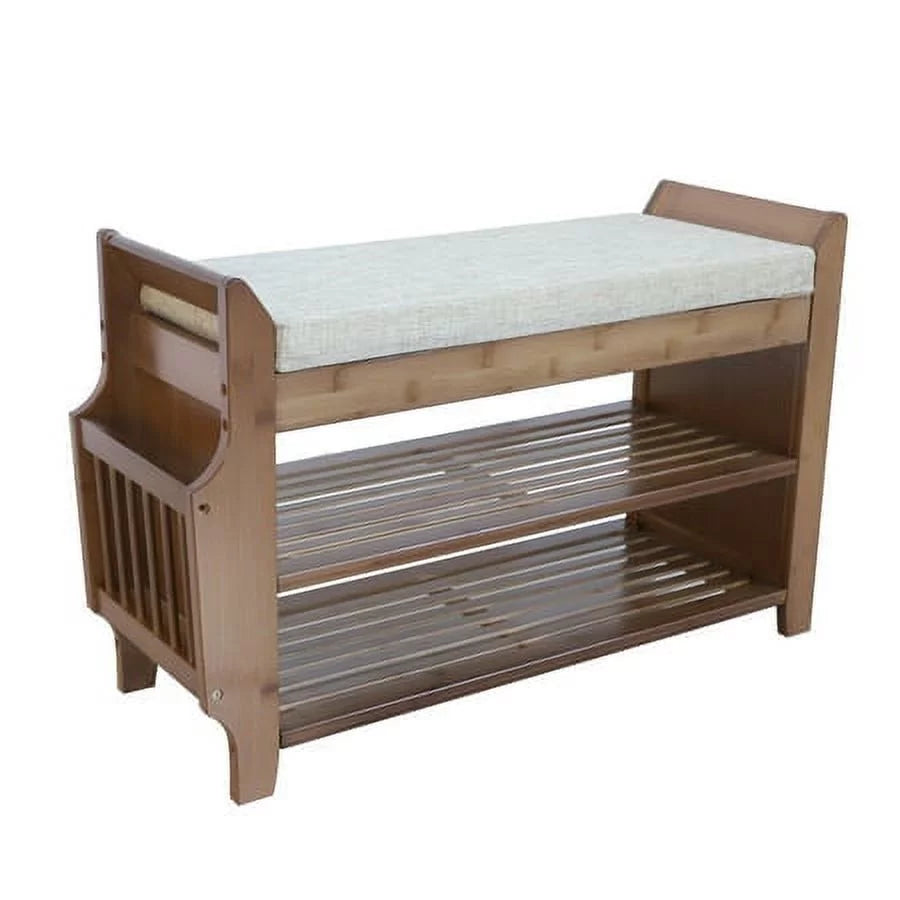 2 Tier Shoe Storage Bench with Drawer H72043