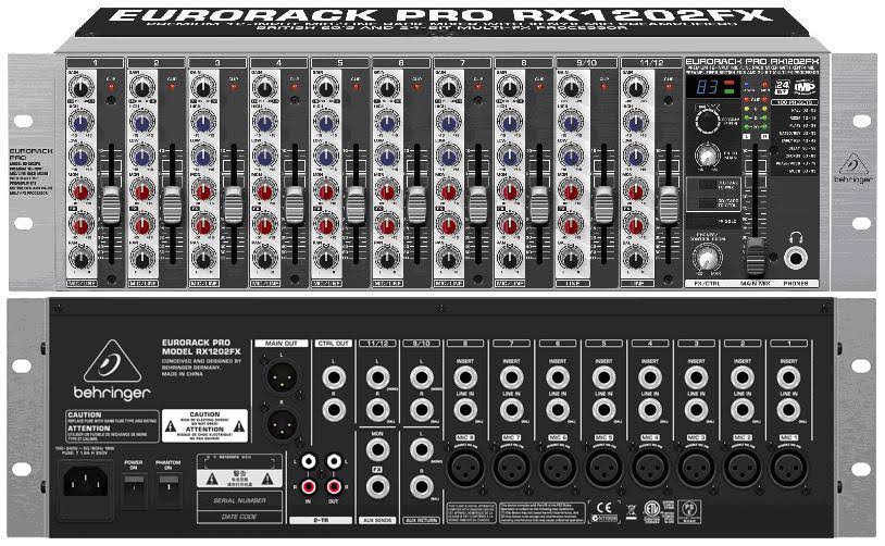 12-input Mic/line Rack Mixer K587166