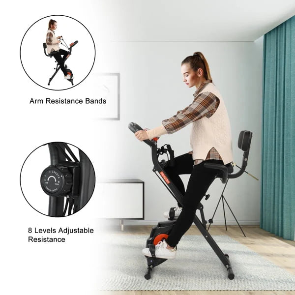 Folding 3-in-1 Recumbent Exercise Bike N167