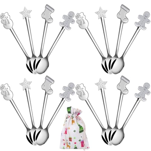 24 Pack Stainless Steel Mini Spoons Set E413498